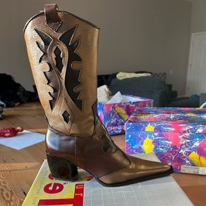 On your feet bonanza country boot brown/tan